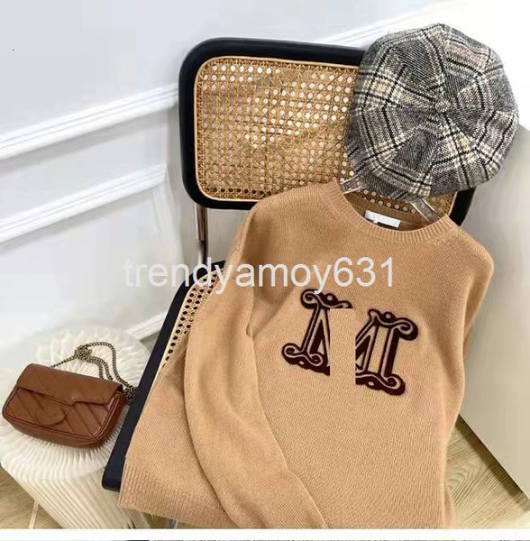 

women's sweaters winter cashmere sweater embroidered knitting letter pullover loose single piece long sleeve casual thin, White;black