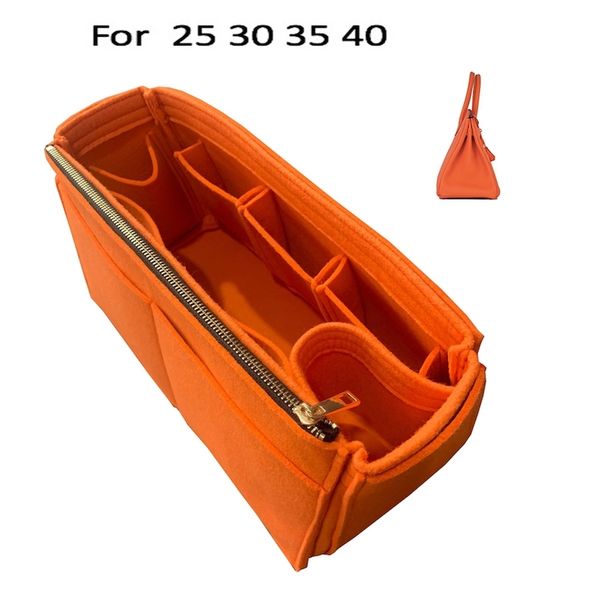 

for bk i 25 ns 30 35 40 felt bag organizer insert bag shapers bag purse organizers3mm premium felthandmade20 colors 210305