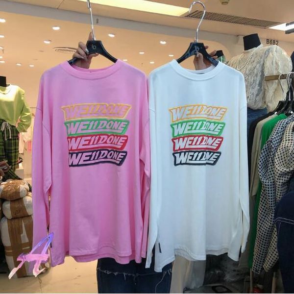 

sweatshirts letter printing pullover loose women's round neck long-sleeved t-shirt, Black;brown