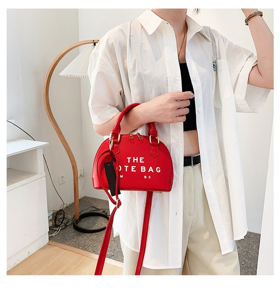 

candy color shell bag summer alphabet handbag women's texture messenger bag totes