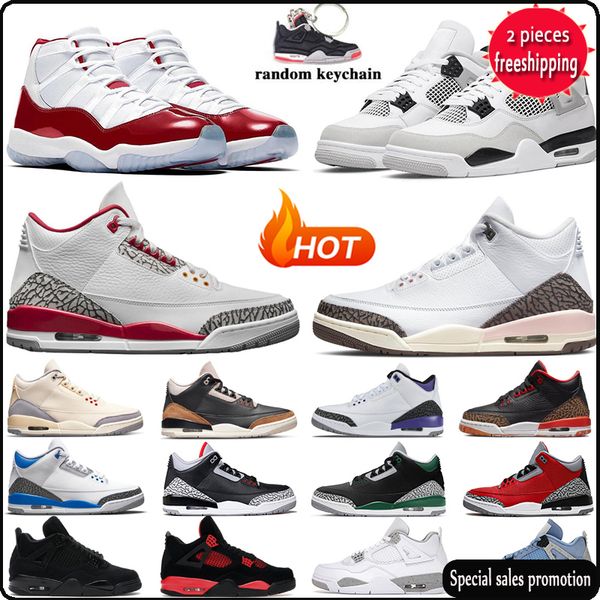

4s basketball shoes mens unc 6s white oreo fire red bred patent 12s playoffs 13s flint men sport sneakers trainers size 5.5-13, Black
