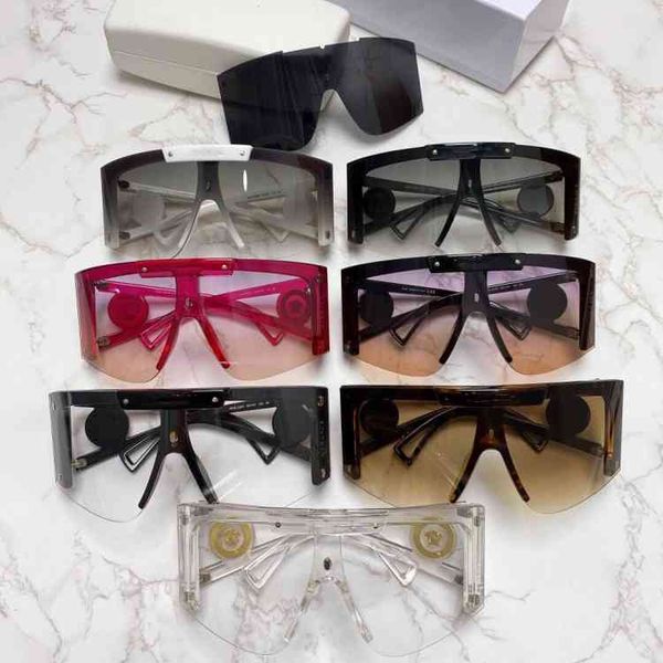 

2022 head super large frame magnetic suction interchangeable lens sunglass women's fashion sunglass ve4393 designer brand sunglasses gl, White;black