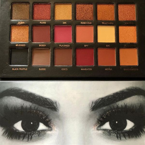 

textured eye shadow palette 18 colors shimmer matte eyeshadow pro eyes 1pcs178o