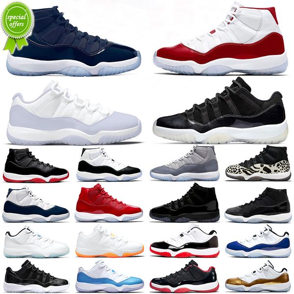 

jumpman 11 og basketball shoes 11s cherry cool grey women mens trainers bred gamma blue pure violet low 72- 25th anniversary concord space, Black