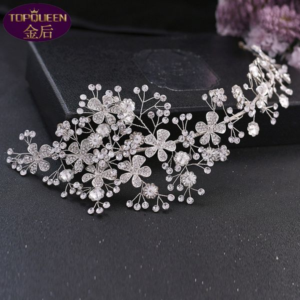 

silver diamond hairpin tiara baroque crystal bridal headwear crown rhinestone with wedding jewelry hair accessories bridal crowns headpieces