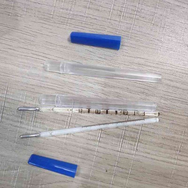 

shanghai brilliance mercury thermometer glass oral thermometer 10, one small box for sale