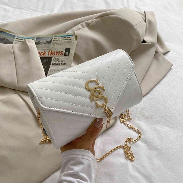 

new popular summer bag one shoulder diagonal chain small square female crossbody shoulder bags