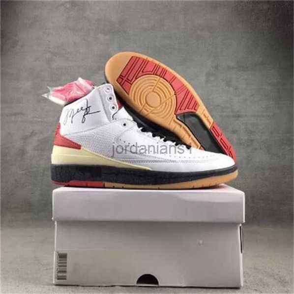 

shoes jumpman 2s ii mid varsity red basketball white mens outdoor sports sneakers size eu40-46