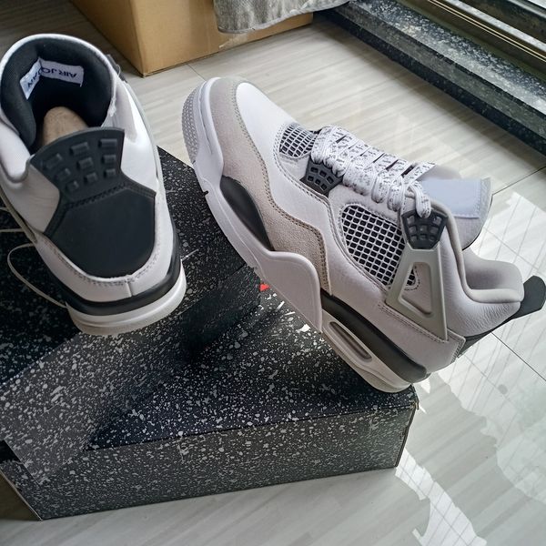

shoes womens military black 4s white black-neutral grey outdoor sneakers skateboard sports dh6927-111 with
