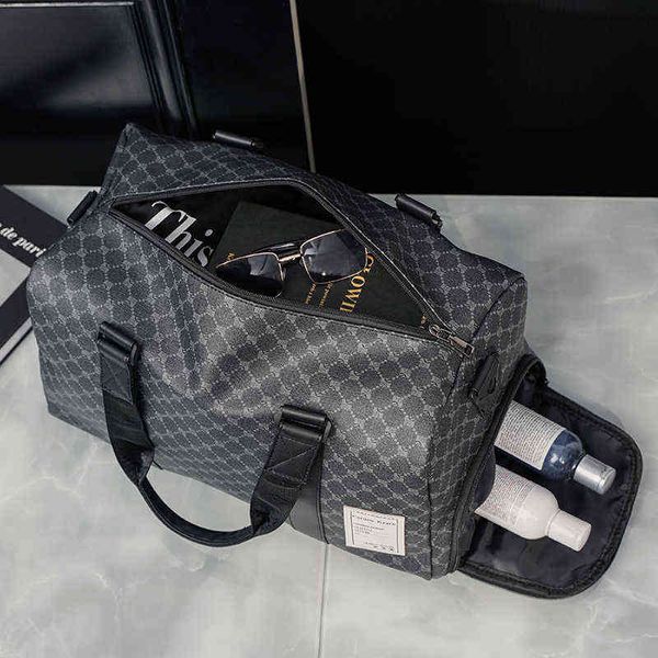 

duffel bags men's fashion casual men's bags light business printing travel bag 220626