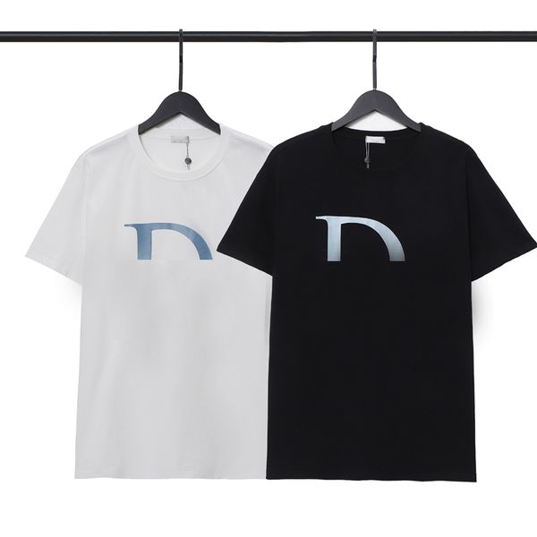 

luxury designer men's t-shirts dress shirt summer men's monogrammed casual fashion streetwear multiple colors, White;black