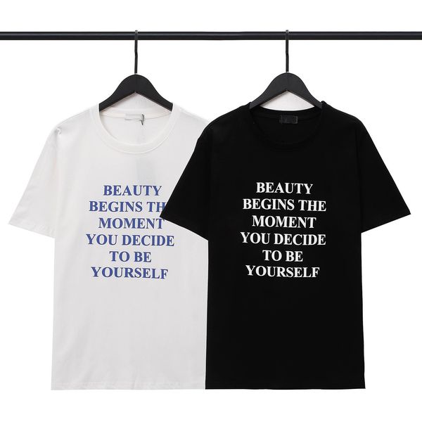 

two color printing simple and elegant t-shirt, White