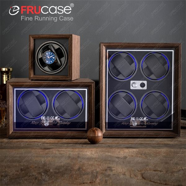 

frucase watch winder for watches watch box automatic winder 220810, Black;blue