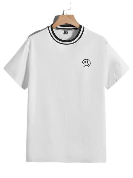 

men letter & cartoon graphic tee z4on#, White;black