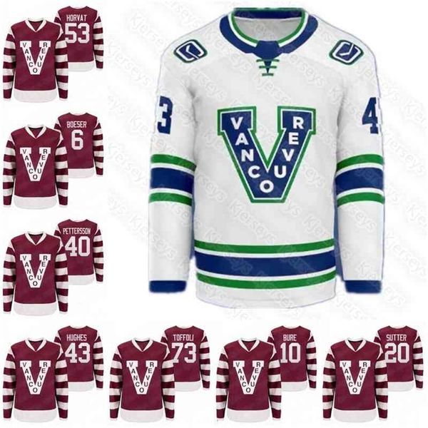 Ceobo Horvat Vancouver Jersey Brock Boeser Elias Pettersson Алекс Чиассон Ник Петан Куинн Хьюз Х.Седин Павел -Буре Миллионеры