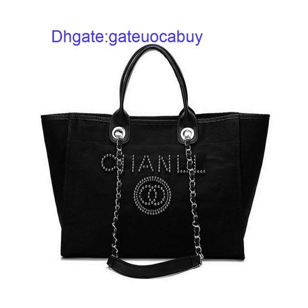 

women's fashion luxury handbags beach bags brand ch pearl label canvas women evening bag designers classic small female bobby backpack, Black;red