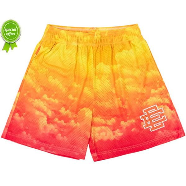 

eric emanuel ee basic short new york city skyline men s fitness sports pants summer mesh gym sweatpants, White;black