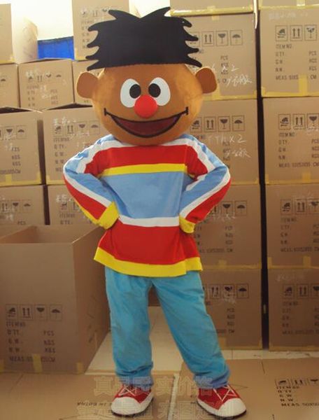 

mascot doll costume arale mascot costume for halloween purim party fancy dress cartoon costumes, Red;yellow