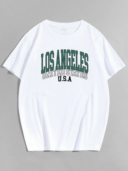 

men letter graphic tee f4fo#, White;black