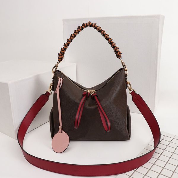 

fashion luxury shoulder shell bag ladies handbag comfortable woman single model m55090 size 25x21x15cm, Red;black