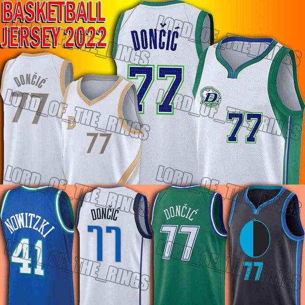 

luka 77 basketball doncic jersey throwback dirk 41 nowitzki jerseys 75th anniversary shirts