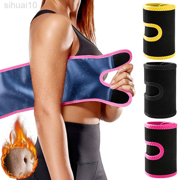 Armtrimmer Sauna Schweißbänder Frauen Arm Smarter Trainer Anti Cellulite Arm Shapers Gewicht Fett Reduzierer Verlust Workout Body Shaper L220802