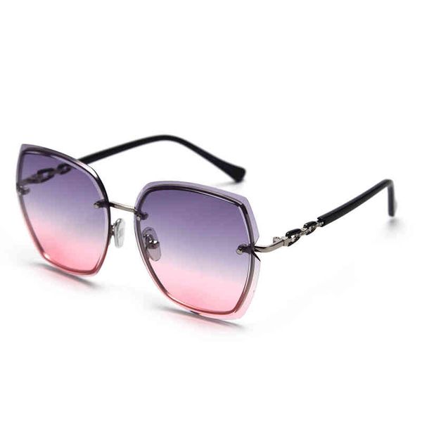 

sunglasss31285 19 frameless sunglasses women's fashion sunglasses, White;black