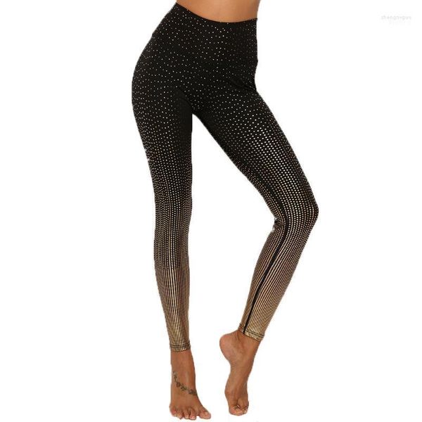 Tute da donna Pagliaccetti 2022 Vita alta Traspirante Fitness Pantaloni da corsa Energy Seamless Body sexy Leggings Stampa abbronzante 0318