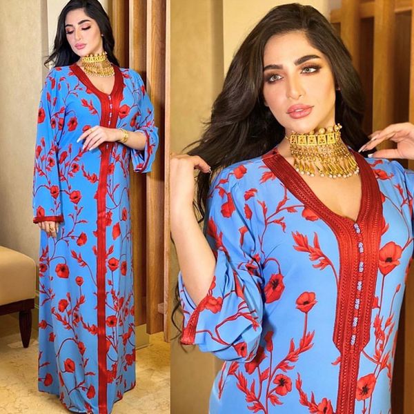 

hooded abaya dubai turkey muslim dress 2022 eid mubarak abayas for women moroccan caftan elegant islamic clothing djellaba femme, Red