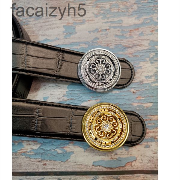 

belts designer beltluck turns smooth buckle leather men's personality trend 3.8 wide pants benmingnian net red same stylebnw7, Black;brown