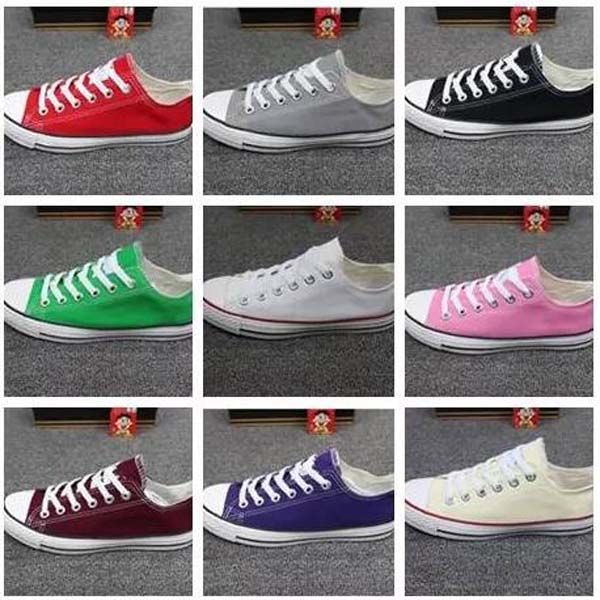 

new canvas shoes women's and men's high-tip low-tip classic sports shoes, Black