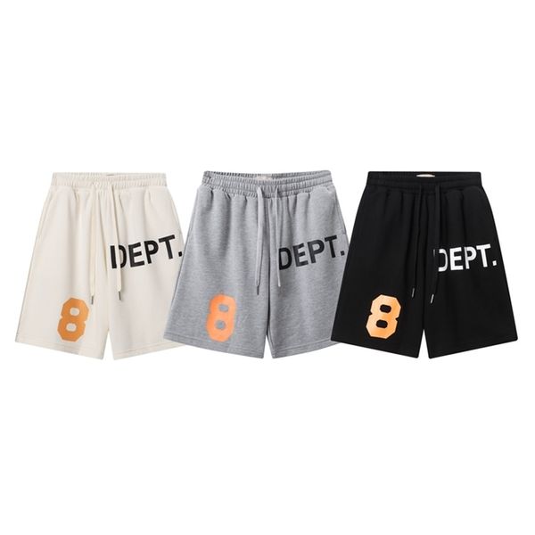 

designer mens shorts gallerydept . orange 8letter print slacks drawstring shorts, White;black