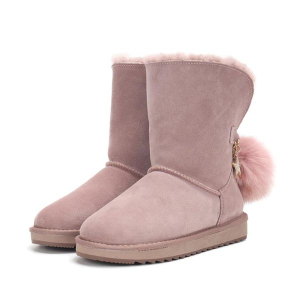 

2020s new women snow boots fashion winter boot classic mini ankle short ladies girls womens booties triple black chestnut navy blu214w