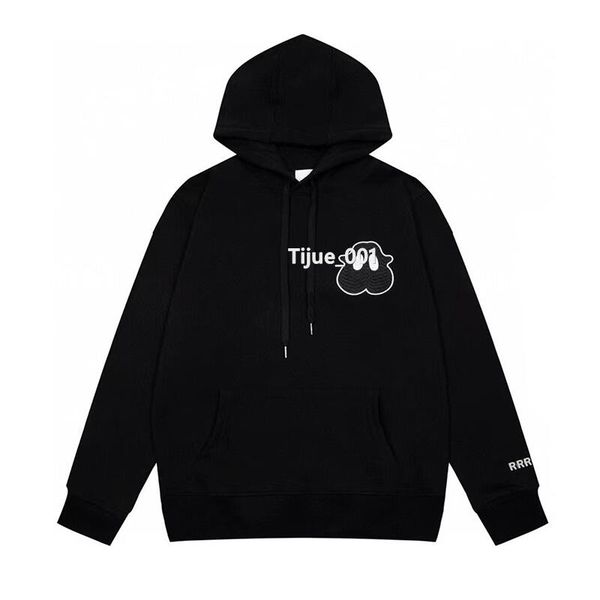 

22ss france new classic monster black sweatshirt early autumn winter street man women hooded pullover fashion high end designer trend hoodie