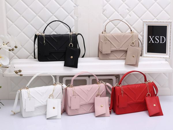 

high-end luxury women's bag two-piece coin purse shoulder bag messenger handbag casual fashion letter y