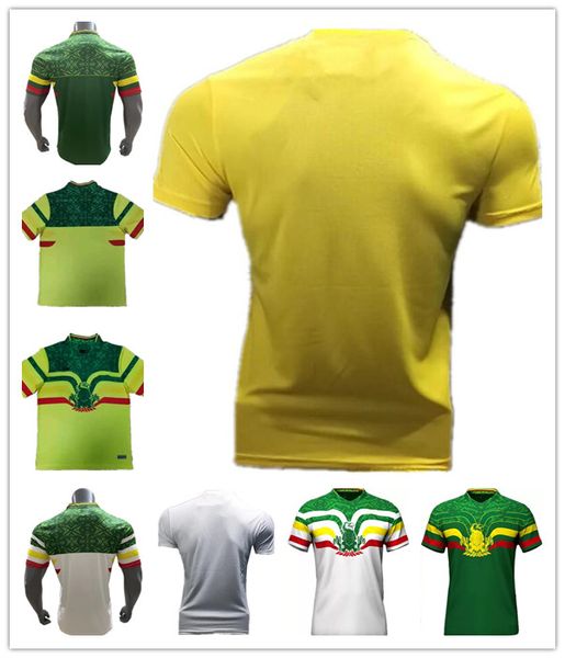 

2022 2023 mali soccer jersey national football team yellow football shirt fans version short sleeve white uniforms s-2xl, Black;yellow