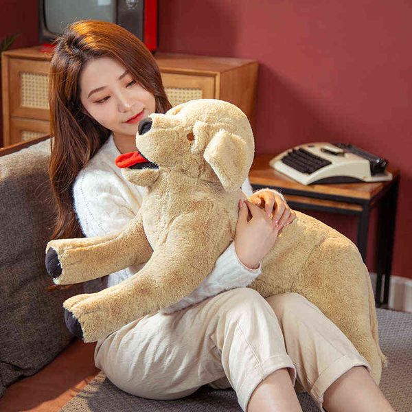 Pc Cm Große Größe Simulation Labrador Hund Spielzeug Kawaii Tier Puppen Gefüllt Weiches Kissen Geburtstag Geschenke Für Kinder Mädchen Jungen j220704