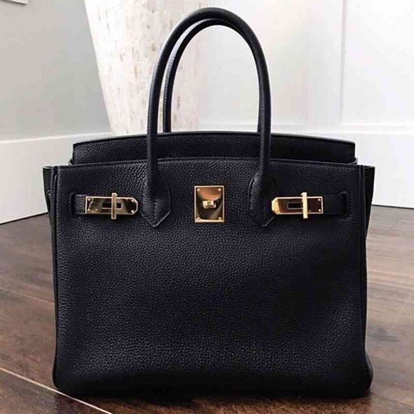 

designer herme women luxurys handbags litchi 2022 grain head layer leather fashion women's single shoulder hand bag cz 2b68