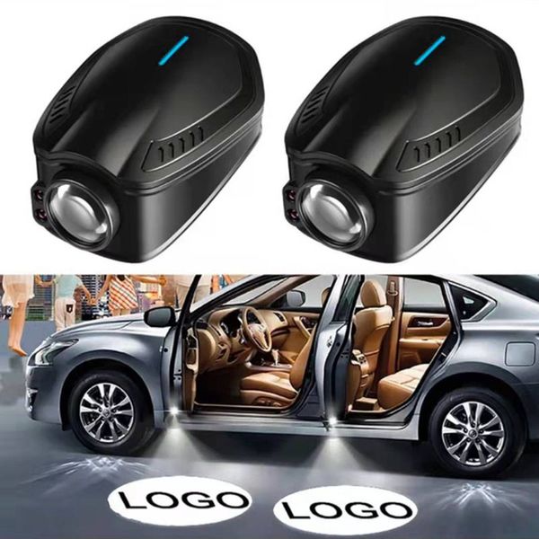 

2 pack rechargeable led door laser projector ghost lighting wireless auto parts laser marker light kit for bmw