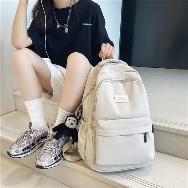 

school bags fashion nylon backpack women book bag female s 220823