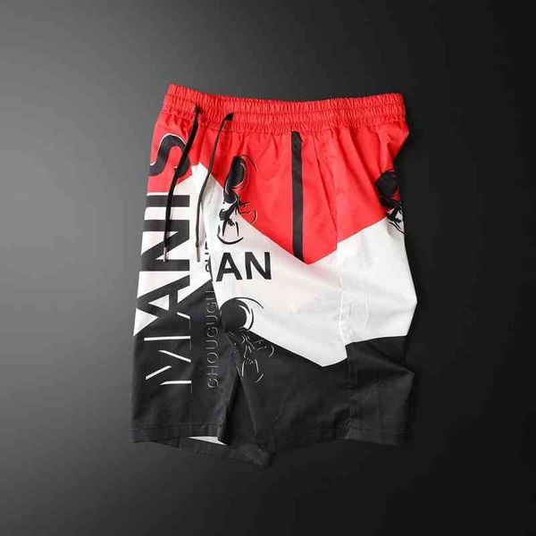 

men's fashion trend new personality casual brand shorts wholesale summer slim fit thin, White;black