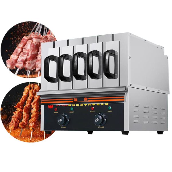 Macchina per barbecue a risparmio energetico per la produzione di spiedini di carne griglia elettrica per interni commerciale forno per barbecue