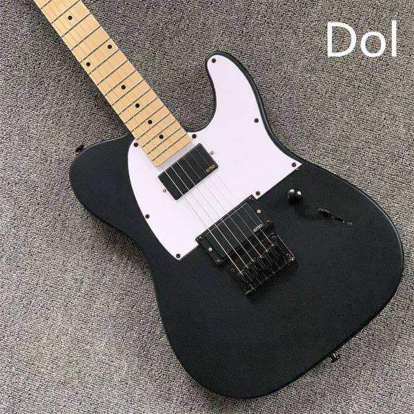 

in stock custom sct stephen carpenter signed 6 strings black tl electric guitar string thru body bridge white pearl pickguard immediate deli