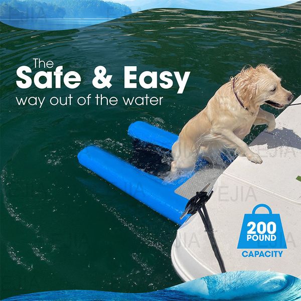 

inflatable dog ramp portable puppy plank for pool lake pond raft for dogs