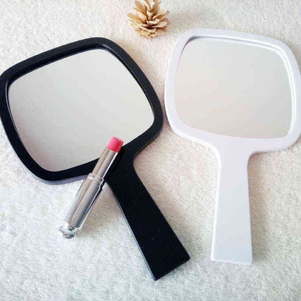 

factory outlet acrylic beauty mirror straight new makeup handheld portable handle
