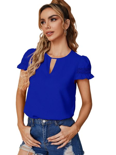 

keyhole neck lace insert a0jn#, White