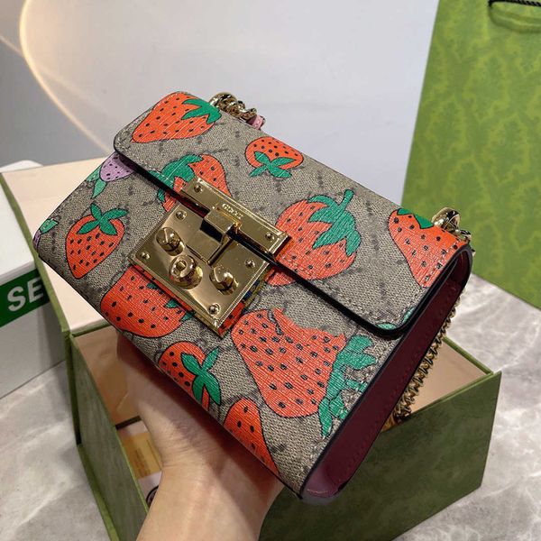 

italy brand classic padlock berry print shoulder bags genuine leather crossbody bag luxury designer fashion women original