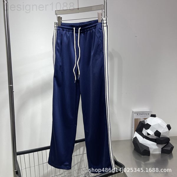 

men's pants designer [correct version]ce new sports suit pants letter embroidery elastic casual versatile 2brc, Black