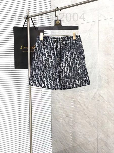 

men's shorts designer summer new fashion men's beach pants letter digital printing quick drying sports elastic shorts young men zq, White;black