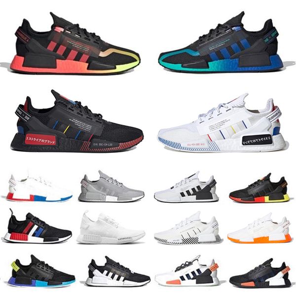 

r1 v2 dazzle camo running shoes sneaker japanese black white olive green mexico city oreo og classic aqua tones gradient triple black men wo